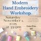 Modern Hand Embroidery Workshop event image