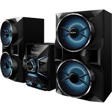 Sony 1800 Watt Bluetooth Micro Hi Fi Am Fm Radio Stereo Sound System With Dual Usb Amp Auxiliary Inputs Hifi Music System Wireless Music System Music System