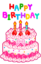 Cake clipart on glitter graphics birthday cakes and image 2. Birthday Clipart Gifs Graphics