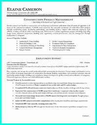 Construction Project Manager Resume Examples Awesome Construction Project Manager Resume For Expe Project Manager Resume Manager Resume Construction Management