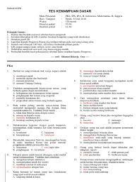 Semoga pilihan ini juga bisa mempersiapkan kamu dengan baik untuk kuliah nanti ya. Tes Masuk Smp Pdf
