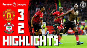 Every man united boss ole gunnar solskjaer hailed anthony martial and luke shaw after his team's impressive. Highlights Manchester United 3 2 Southampton Romelu To The Rescue Youtube