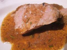 Pork tenderloin seasoned with a rub, seared until golden then oven baked in an incredible honey garlic sauce until it's sticky on the outside and juicy the best way to cook pork tenderloin is to start it on the stove and finish it in the oven. Dimples Delights Pork Tenderloin With Balsamic Mustard Sauce Cooking Pork Tenderloin Pork Tenderloin Marinade Cooking Recipes
