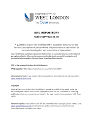 UWL REPOSITORY