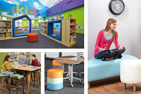 With their expanding collection of beautifully designed seating and occasional tables, lesro furniture can be found in institutions across the united states. Furniture Library Classroom Reception Office Furniture