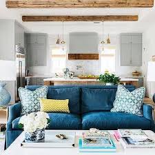 Either way, a blue sectional will transform any space with refreshing style. Denim Blue Sofa Design Ideas