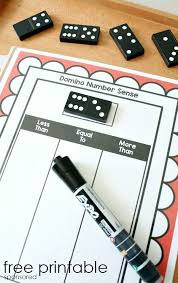 Domino Number Sense Math Dry Erase Activity Fantastic Fun Learning Math Center Activities Kindergarten Math Enrichment Math Games For Kids