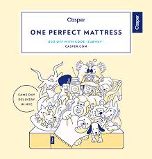 Red Antler Fall Asleep On A Casper Not On The Subway Casper Mattress Casper Mattress