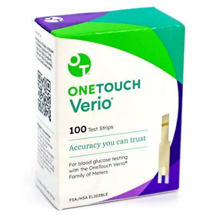 OneTouch VERIO 100ct Retail (new)