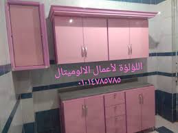 مطبخ روز فيبر سعودى مع رخام جرانيت رمادى مطابخ الوميتال اللؤلؤة Facebook