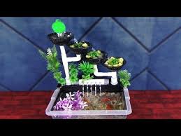 How To Make Incredible Aquarium Fountain Diy Filter Aquarium Youtube Diy Fountain Plastic Spoon Crafts Fountain