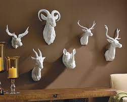 Steal Of The Day Ceramic Animal Heads Animal Head Wall Art Faux Animal Head Animal Head Decor