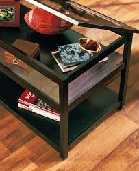 Black Coffee Table Display Glass Top Memorabilia Display Endtable Shadow Box New Display Coffee Table Coffee Table Decorating Coffee Tables