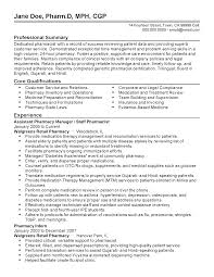 97 pharmacist curriculum vitae jscribes com. Assistant Pharmacy Manager Templates Myperfectresume