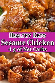 Keto Sesame Chicken Easy Low Carb Sesame Chicken Recipe Keto Recipes Easy Low Carb Keto Recipes Keto Recipes Dinner