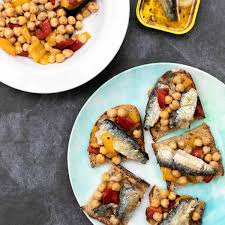 Try cooked fresh fish, like cod, in place of the canned tuna. Sardines On Toast With Chickpea Salad Vanilla Bean Cuisine
