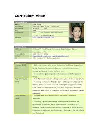 Reviewing their templates is a useful way to get a sense of the format and what information to include. Curriculum Vitae Download Doc Kesal