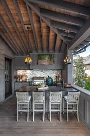Check out these 30+ best outdoor kitchen ideas on a budget. 75 Beautiful Outdoor Kitchen Design With A Roof Extension Houzz Pictures Ideas June 2021 Houzz