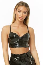 Supplies wholesale the cheap leather lingerie , vinyl lingerie, leather costumes, leather wholesale women fashion leather lingerie supplier. Faux Leather Bustier Bra Leather Bustier Leather Dress Women Leather Bra
