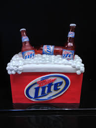 Rainforest cafe at disney springs marketplace serves american cuisine for lunch and dinner in a jungle oasis teeming with exotic sights and sounds. Miller Lite Ice Chest Birthday Cake Miller Lite Eat Cake Cake