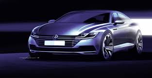 Volkswagen Arteon Design Sketch Render Concept Car Design Automotive Design Design Sketch