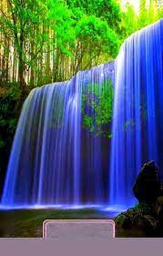 Blue Water Fall Waterfall Wallpaper Water Live Wallpaper Moving Wallpapers