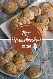 Mini Nussschnecken Rezept Makeitsweet De Nussschnecken Rezept Nussschnecken Susses Fingerfood