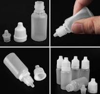 Eldwivz Plastic Eye Dropper Bottle: 50 pcs 10 ml Empty Small Squeeze  Bottles For Oil Ear Paint Liquid