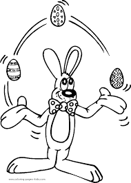 For friends of farms and agriculture, the tractor is an everyday vehicle. Easter Coloring Pages For Kids Juggling Easter Bunny