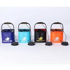 Compre Pesca Balde Eva Balde Balde Balde Peixe Dobrável Com Rede Atacado  Pesca Artes Suprimentos e Balde De Pesca de China por grosso por 1.8 USD