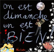 le gif du jour ; on est dimanche , on est bien ! - tout pour dcorer vos  blogs et la nature