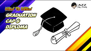 Explore thousands of inspiring classes for creative and curious people. How To Draw Graduation Cap And Diploma Step By Step Youtube