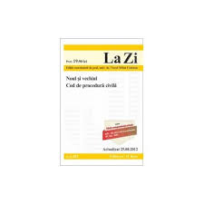 Orice operă legislativă este, în mod natural, perfectibilă. Noul Si Vechiul Cod De Procedura Civila Actualizat La 25 August 2012 Evitalshop