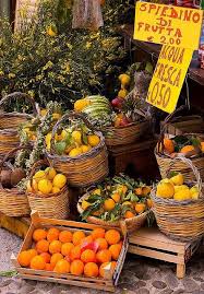 Fruit Stand In Palermo Sicily Orange Slowfood Italy Food Fruit Stands Italian Recipes
