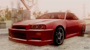 Nissan Skyline R34 SA Style for GTA San Andreas