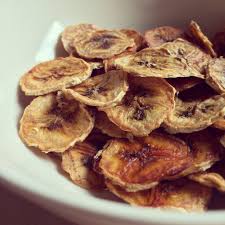 Chips De Banane Au Four Banane Alimentation Recettes De Collations
