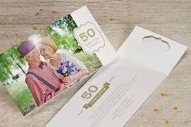 Huwelijksjubileum Aankondigen Kies Een Gouden Uitnodiging