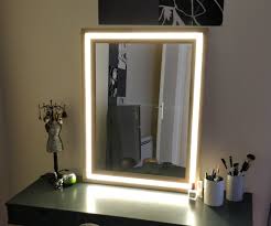 The live (natural) edges of the wood planks were maintained for the door frames and top of the. Modern Wood And Led Vanity Mirror 8 Steps With Pictures Instructables