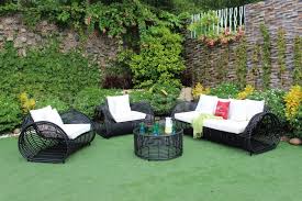 Patio furniture sets outdoor furniture, 5 pieces patio conversation sets with ottoman, all weather sectional wicker rattan sofa set coffee table for swimming pool balcony backyard porch garden (grey). Summer Vacation With These Trendy Patio Conversation Sets Of 2019