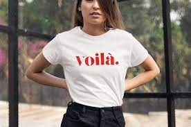 Fabrics that can be used. Voila Shirt Statement Shirt French Shirt Voila Tee Unisex Premium Shirt Statement Shirt French Shirts Statement Shirt Design