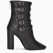 Buckle Strap Ankle Boots