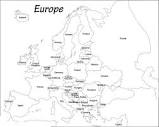 Outline Map of Europe | Printable Blank Map of Europe ...