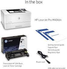 Hp laserjet pro m404dn printer model produces a maximum resolution of 1200 x 1200 dots per inch (dpi) at the fine line print mode. Amazon Com Hp Laserjet Pro M404dn Monochrome Laser Printer With Built In Ethernet Double Sided Printing Built In Ethernet W1a53a Electronics