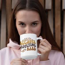 Funny Coffee Accent Mug "i'm