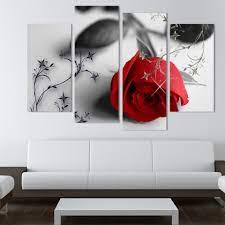Pressing flowers is a wonderful way to preserve their beauty, and the process couldn't be more simple. 4 Piece Beautiful Red Rose Flowers Wall Painting Modern Home Living Room Wall Decor Hd Print Picture Photography Canvas Unframed Painting Modern Prints Pictureswall Painting Aliexpress