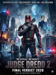 🎬 JUDGE DREDD 2: FINAL VERDICT (2026) No appeals. No mercy. Judgment is coming. Mega-City One is on the brink of collapse as a powerful criminal syndicate unleashes a rogue AI capable