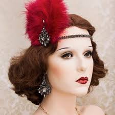 1920's Style Burgundy Maroon Deep Red Cloche Turban Hat Headpiece Hair  Jewelry 20s Gatsby Vintage Downton Abbey Garden Party Art Deco