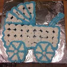 Baby Shower Carriage Cupcakes Unicorn Dreaming