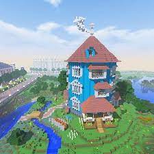 画像に含まれている可能性があるもの 空 屋外 minecraft blueprints minecraft houses minecraft shops