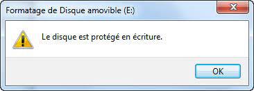 Retirer La Protection En Ecriture Dune Cle Usb Sous Windows 111087